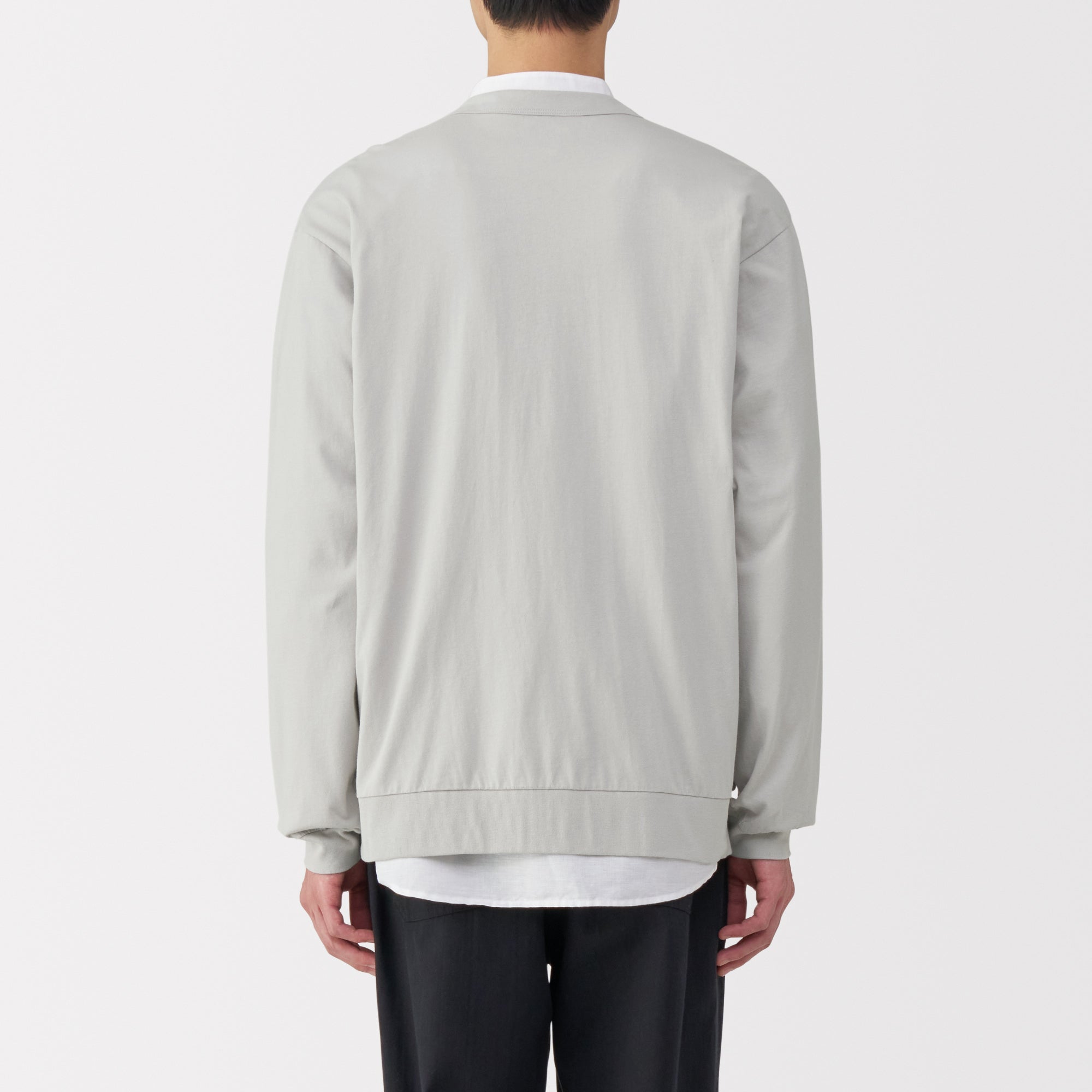 Men's Jersey V Neck Cardigan
