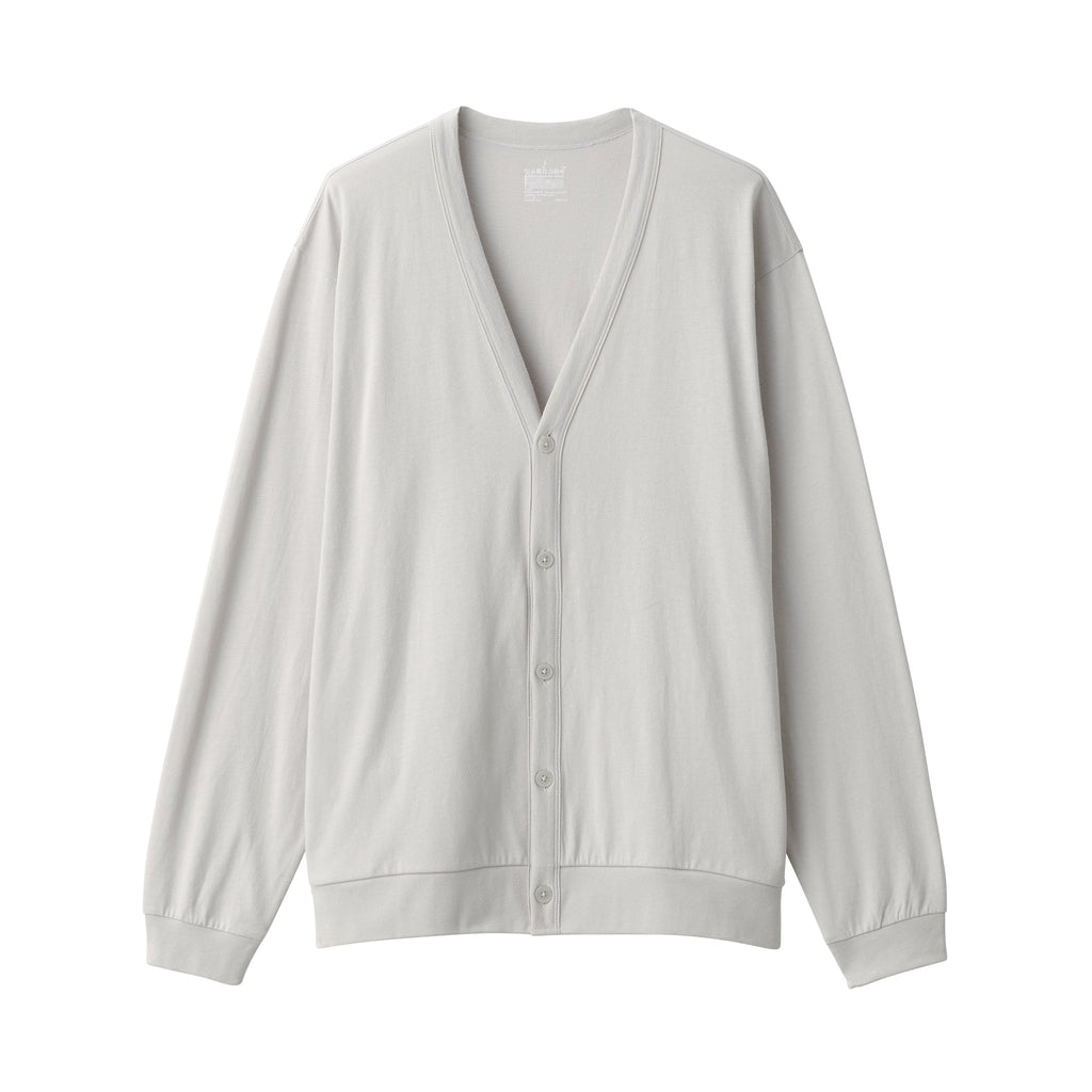 Men's Jersey V Neck Cardigan