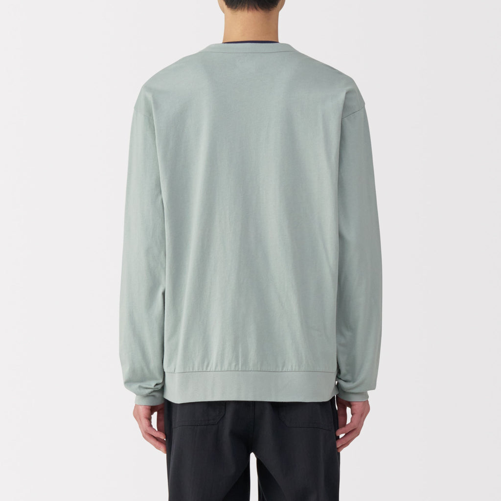 Men's Jersey V Neck Cardigan
