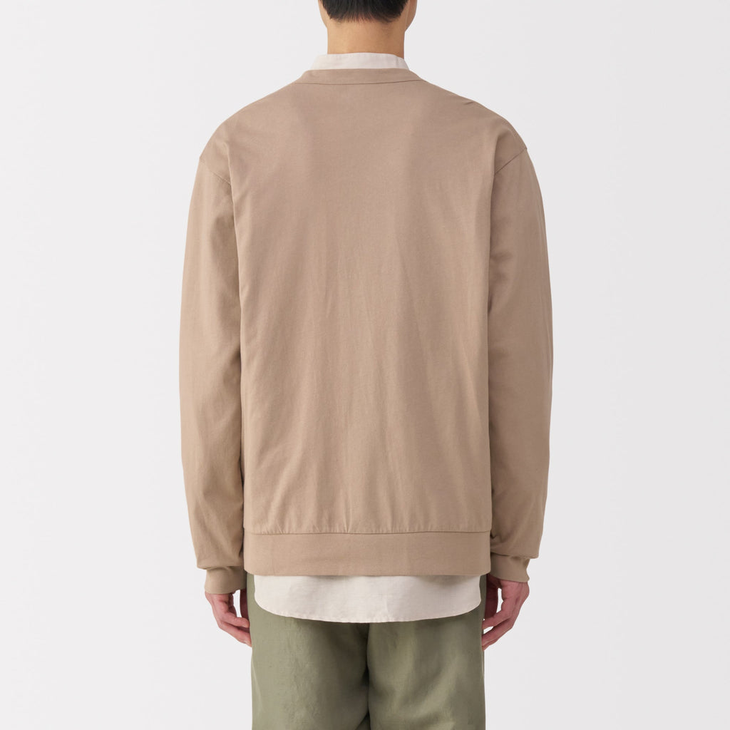 Men's Jersey V Neck Cardigan