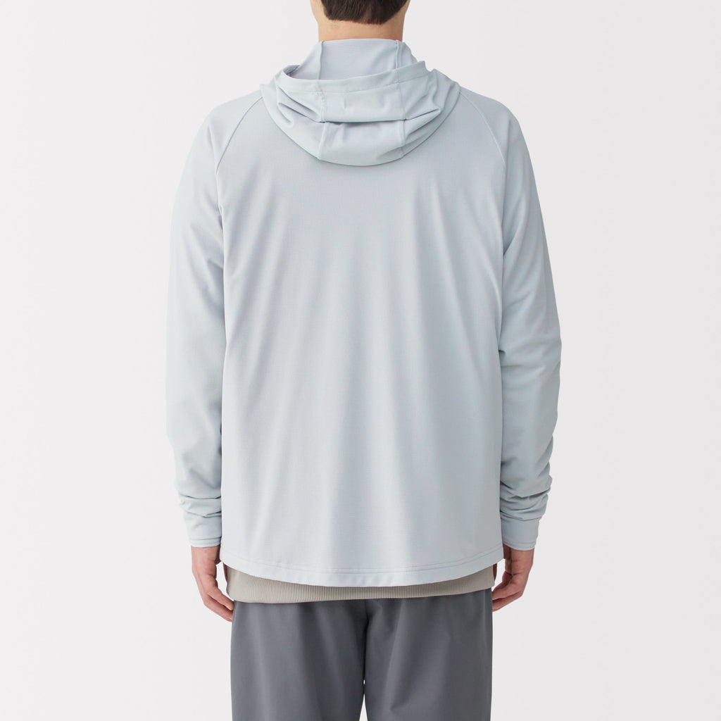Men's UV Protection Quick Dry Pocketable Zip-Up Hoodie