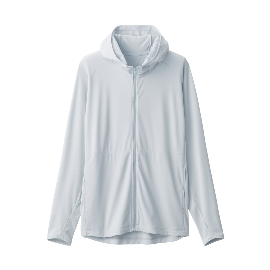 Men's UV Protection Quick Dry Pocketable Zip-Up Hoodie