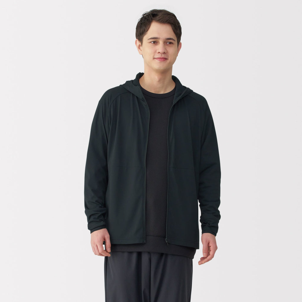 Men's UV Protection Quick Dry Pocketable Zip-Up Hoodie