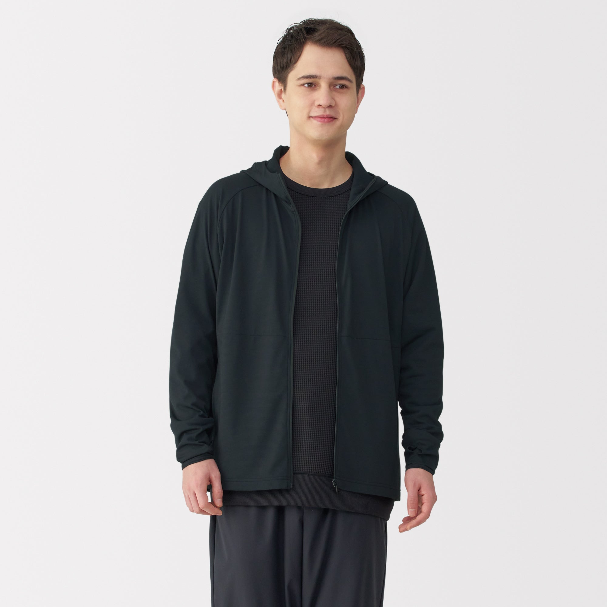 Men's UV Protection Quick Dry Pocketable Zip-Up Hoodie