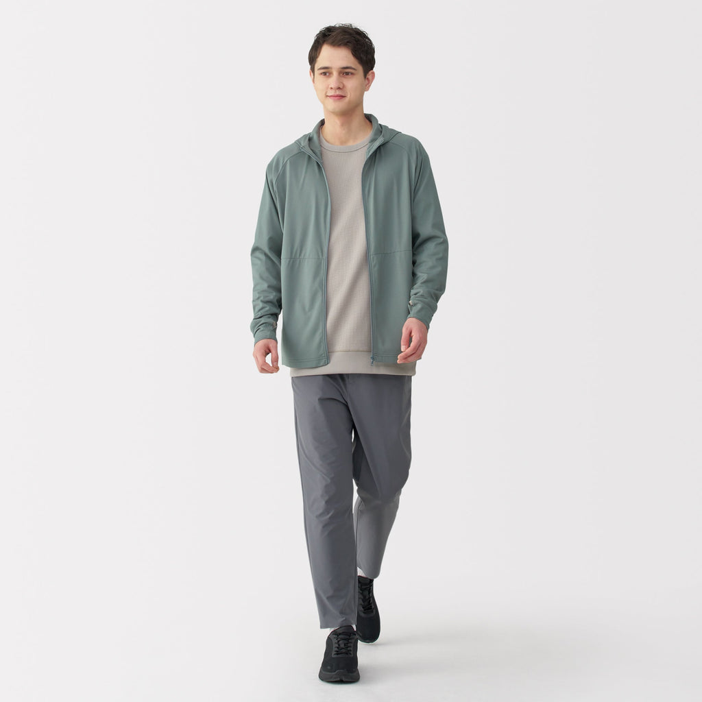 Men's UV Protection Quick Dry Pocketable Zip-Up Hoodie