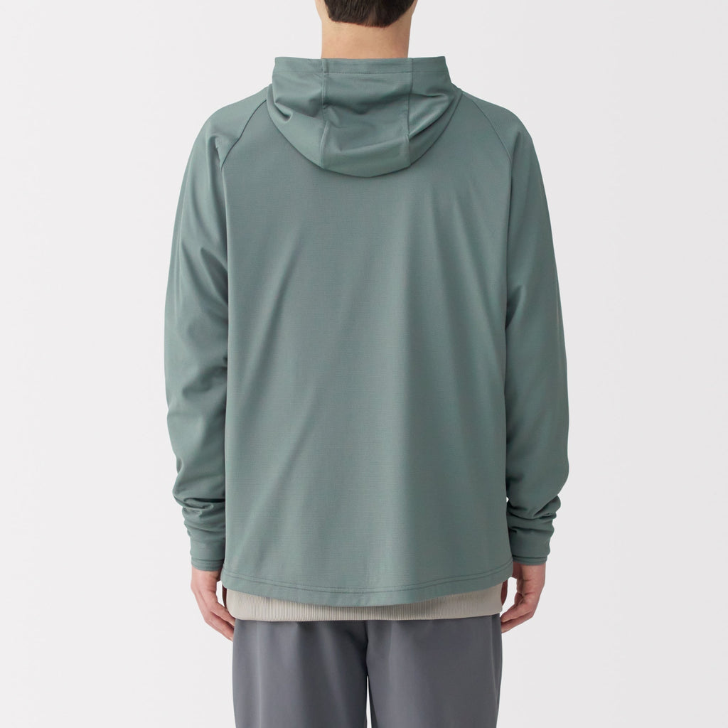 Men's UV Protection Quick Dry Pocketable Zip-Up Hoodie