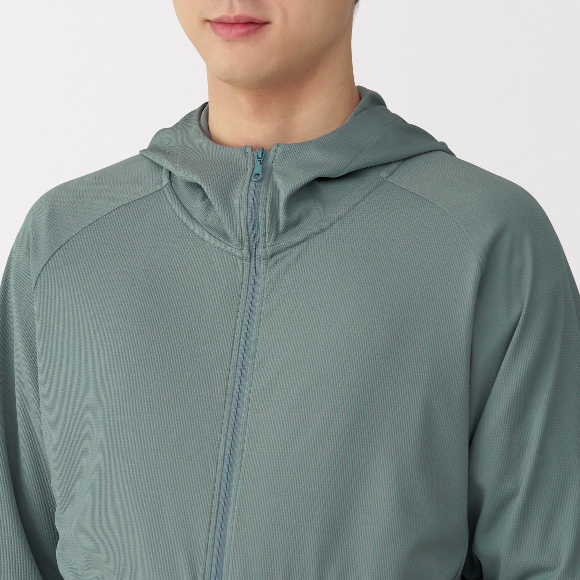 Men's UV Protection Quick Dry Pocketable Zip-Up Hoodie