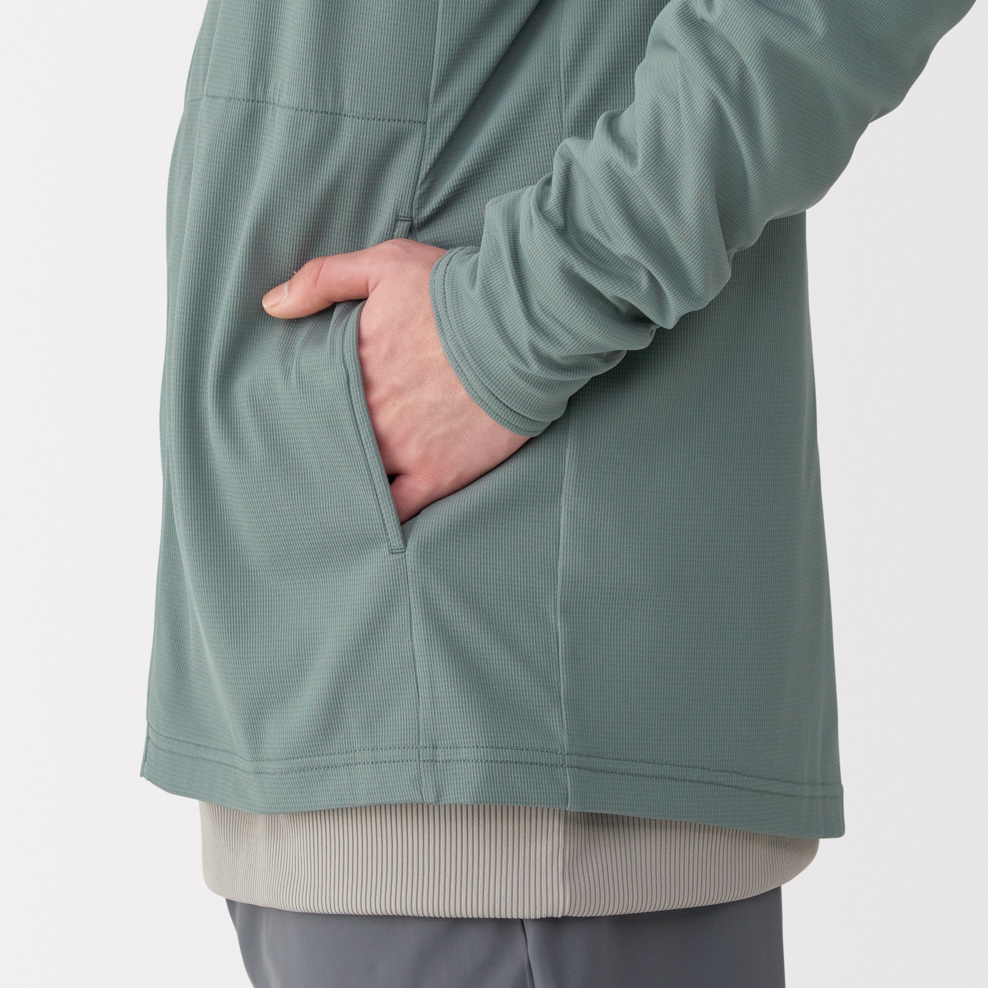 Men's UV Protection Quick Dry Pocketable Zip-Up Hoodie