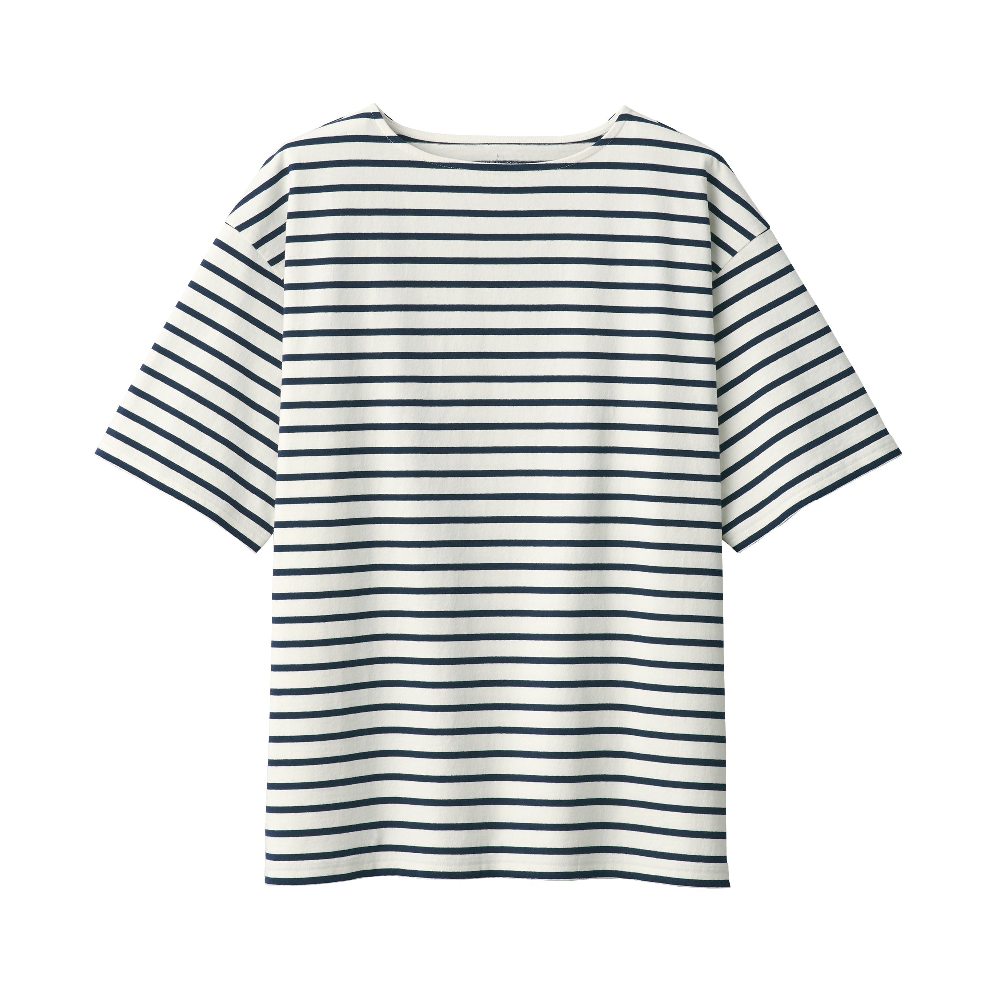 Men's Heavyweight Boatneck Half Sleeve T-Shirt