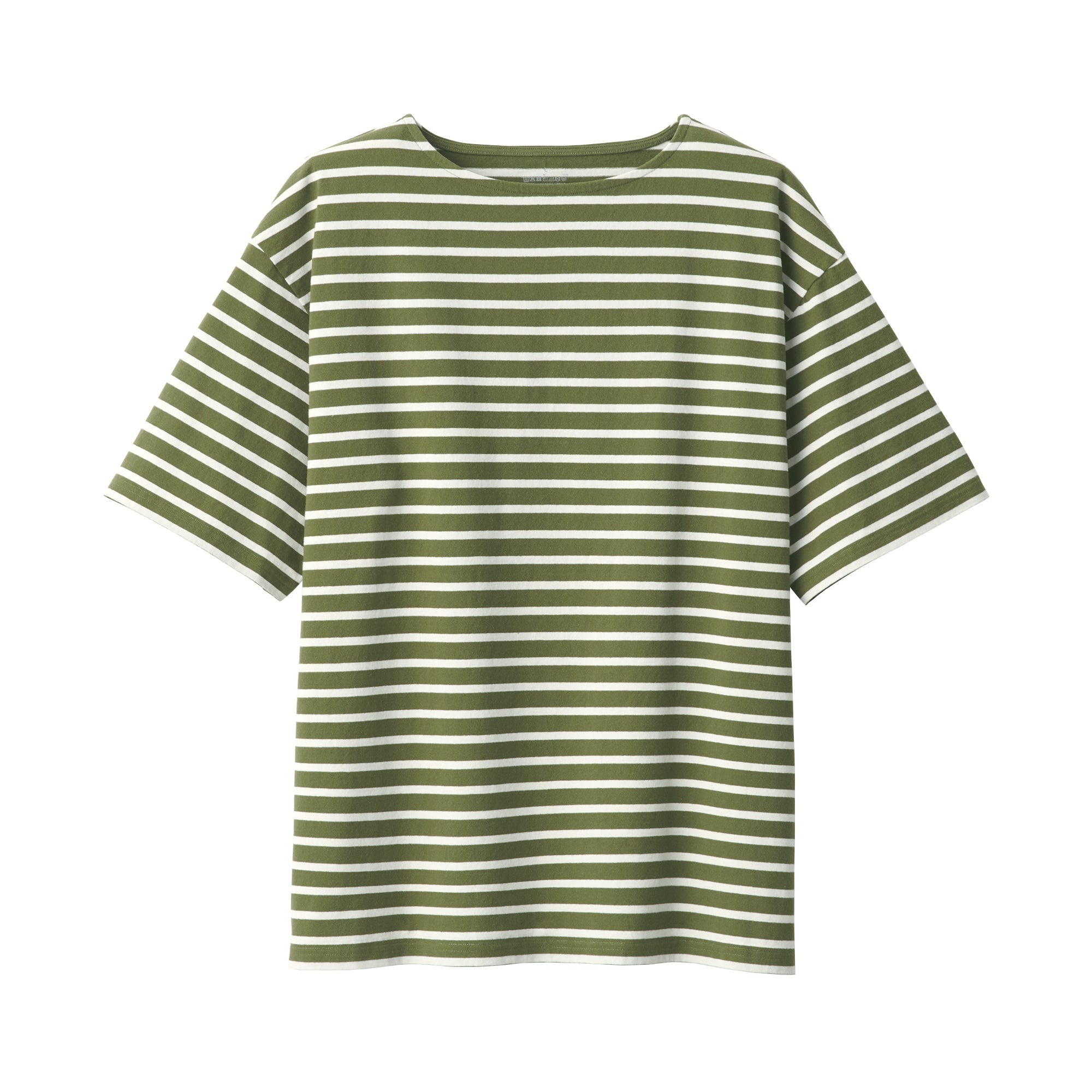 Men's Heavyweight Boatneck Half Sleeve T-Shirt