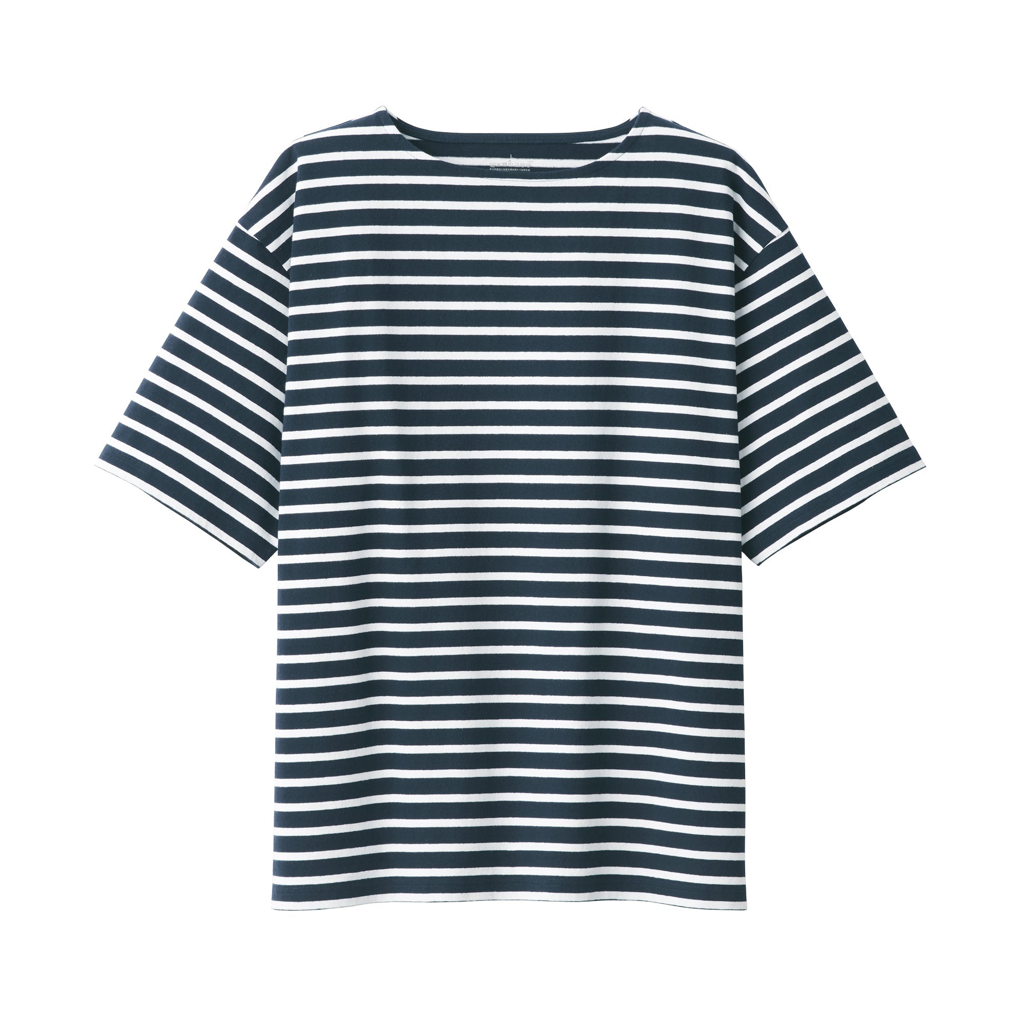 Men's Heavyweight Boatneck Half Sleeve T-Shirt