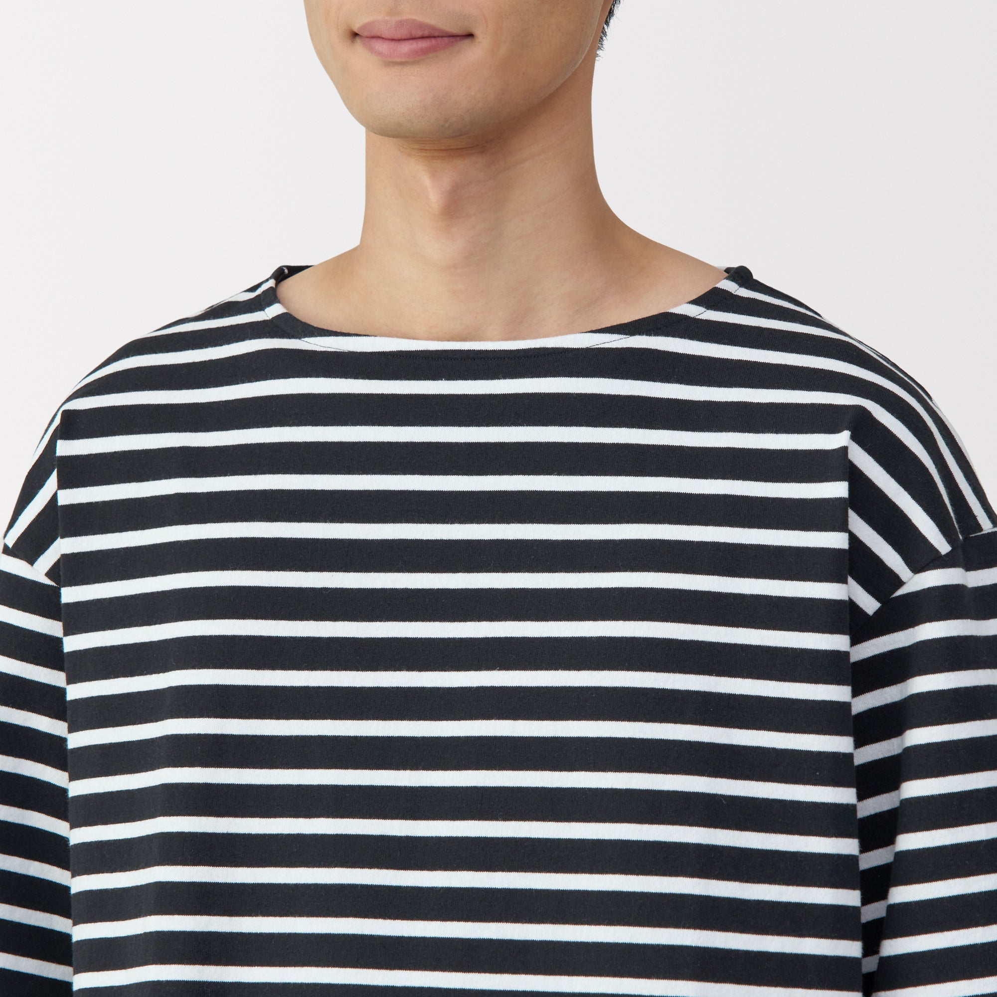 Men's Heavyweight Boatneck Half Sleeve T-Shirt