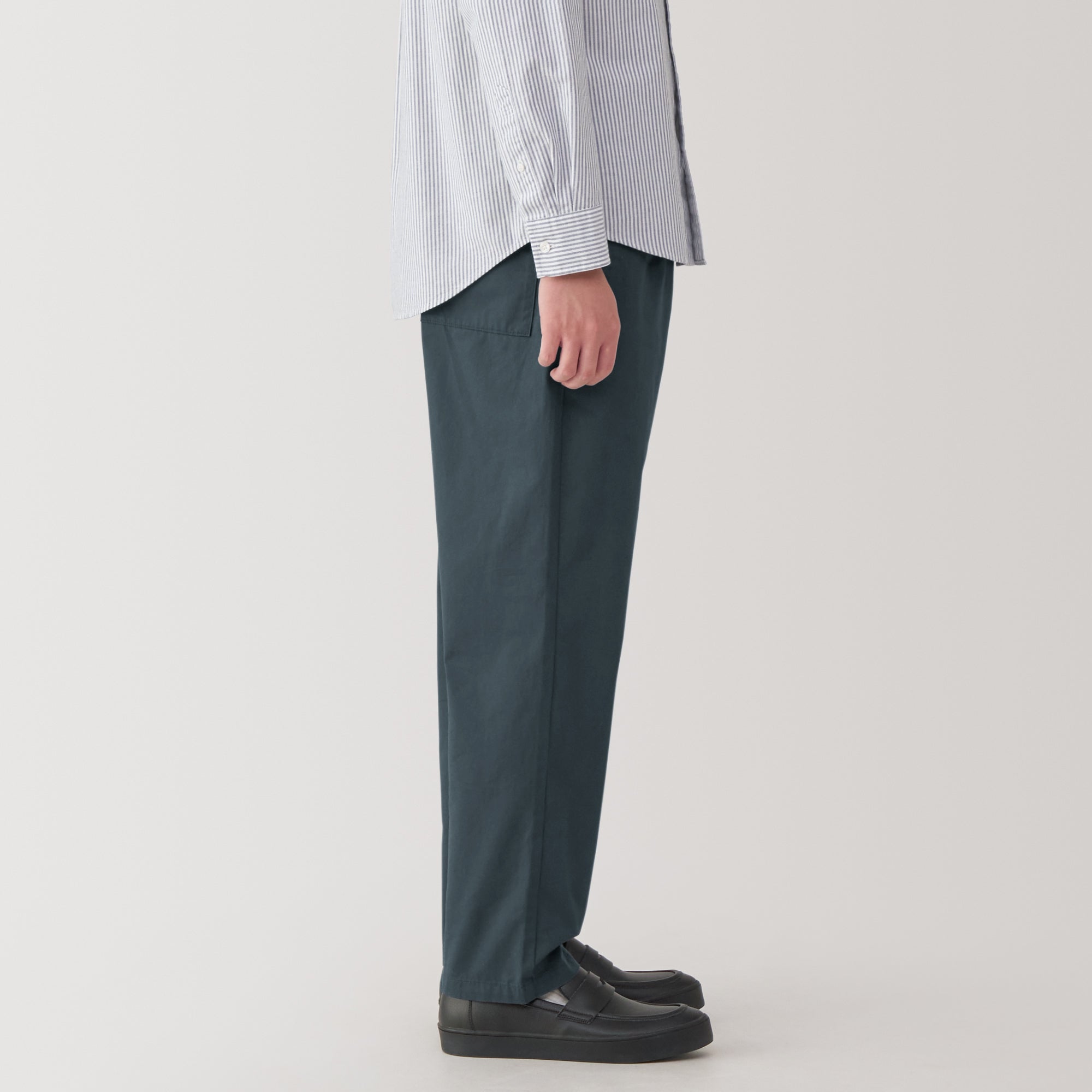 Men's Washed Cotton Easy Pants