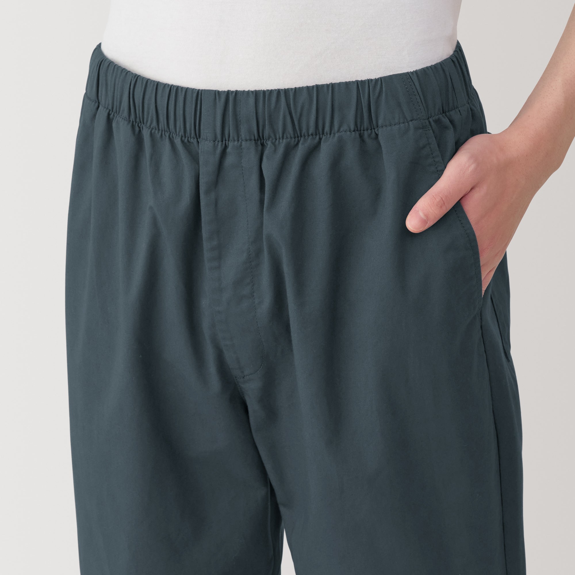 Men's Washed Cotton Easy Pants