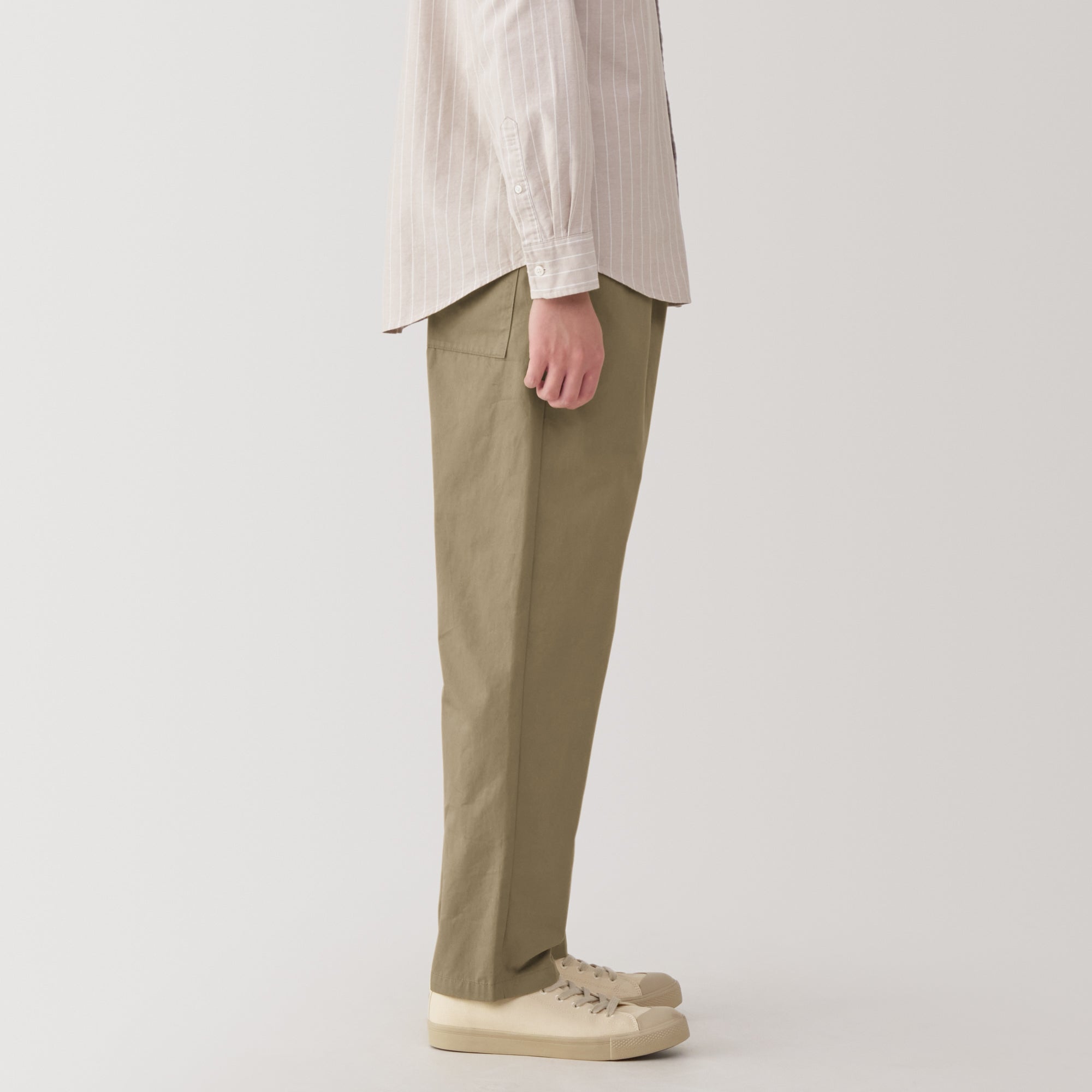 Men's Washed Cotton Easy Pants