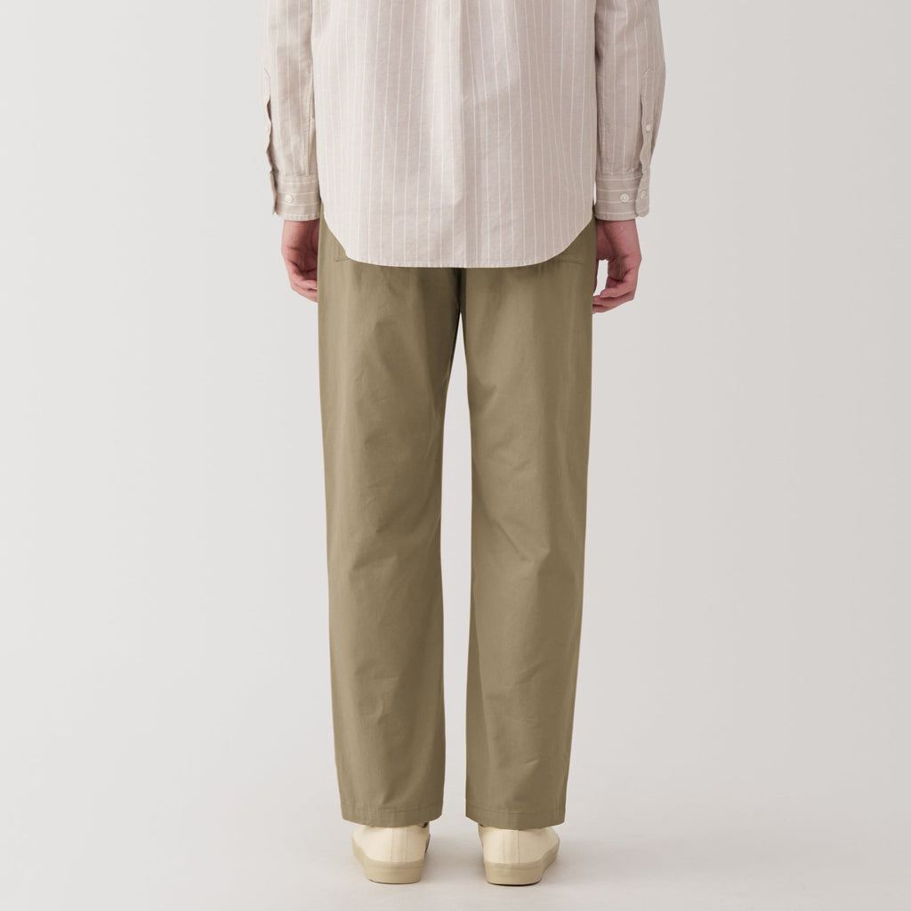 Men's Washed Cotton Easy Pants