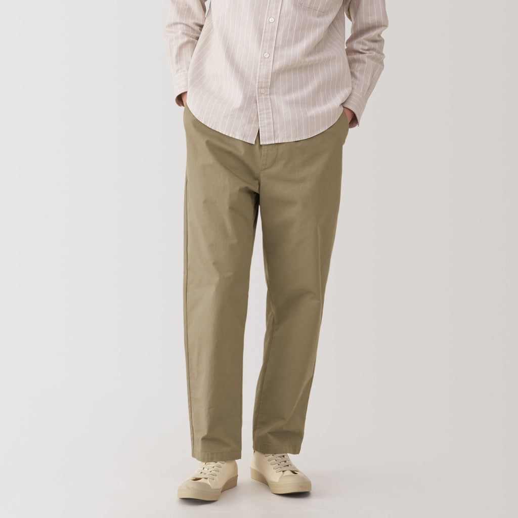 Men's Washed Cotton Easy Pants