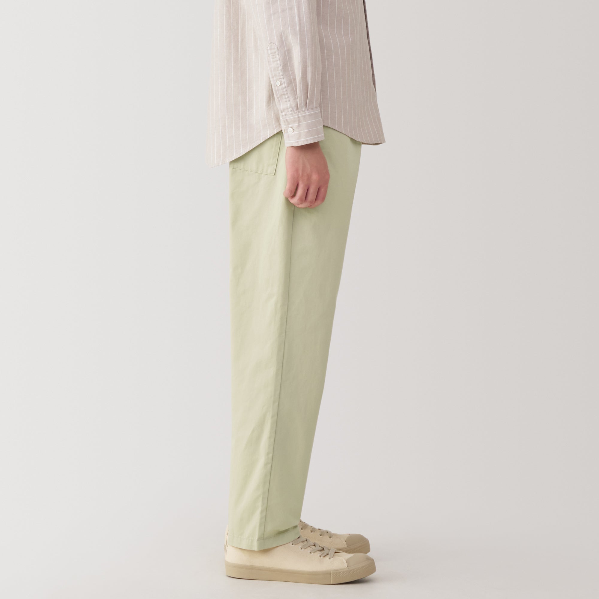Men's Washed Cotton Easy Pants