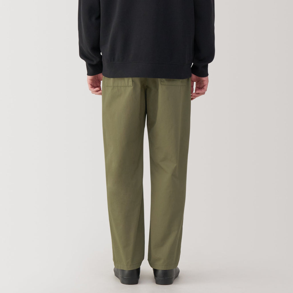 Men's Washed Cotton Easy Pants