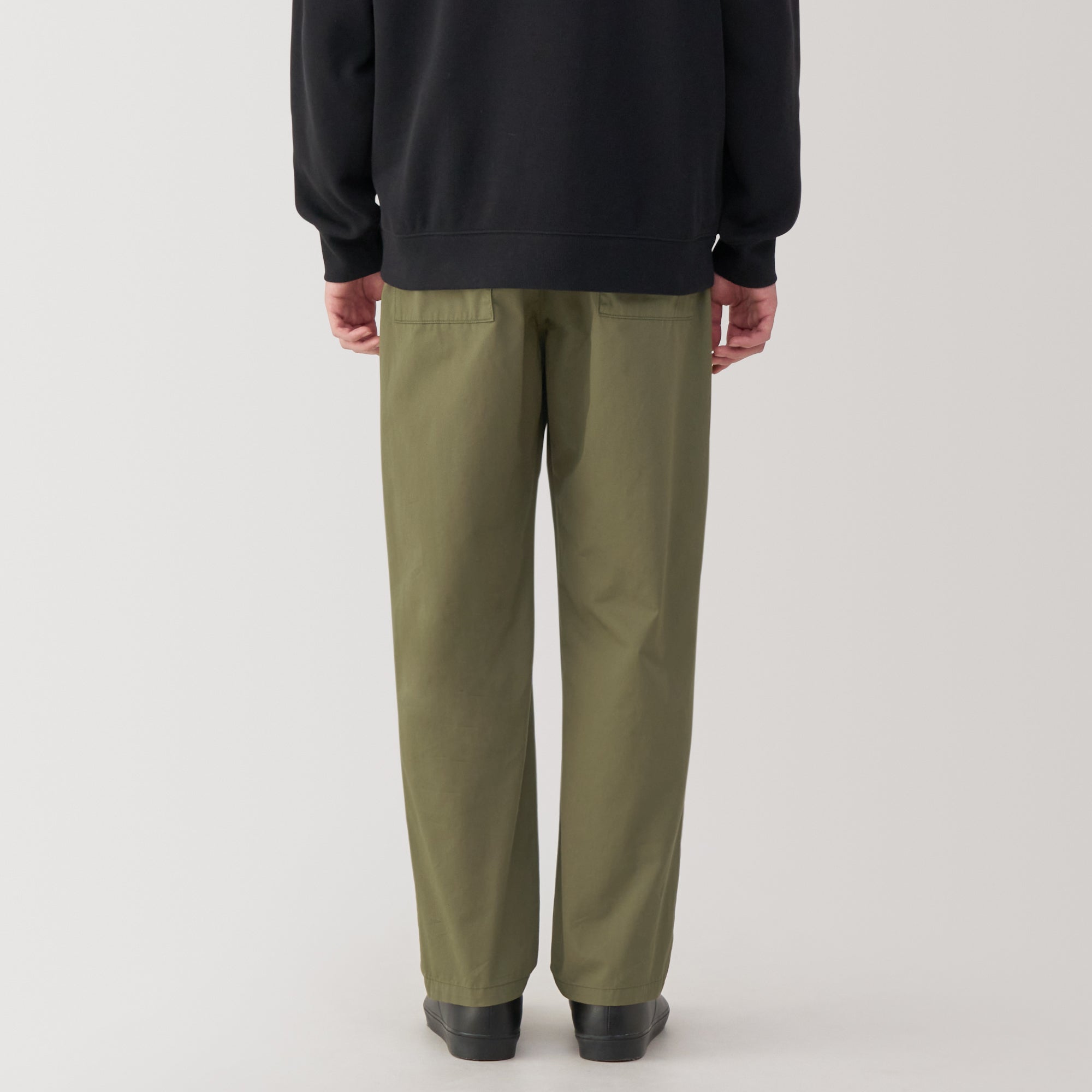 Men's Washed Cotton Easy Pants