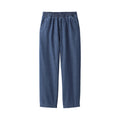 Washed Denim Easy Tapered Pants