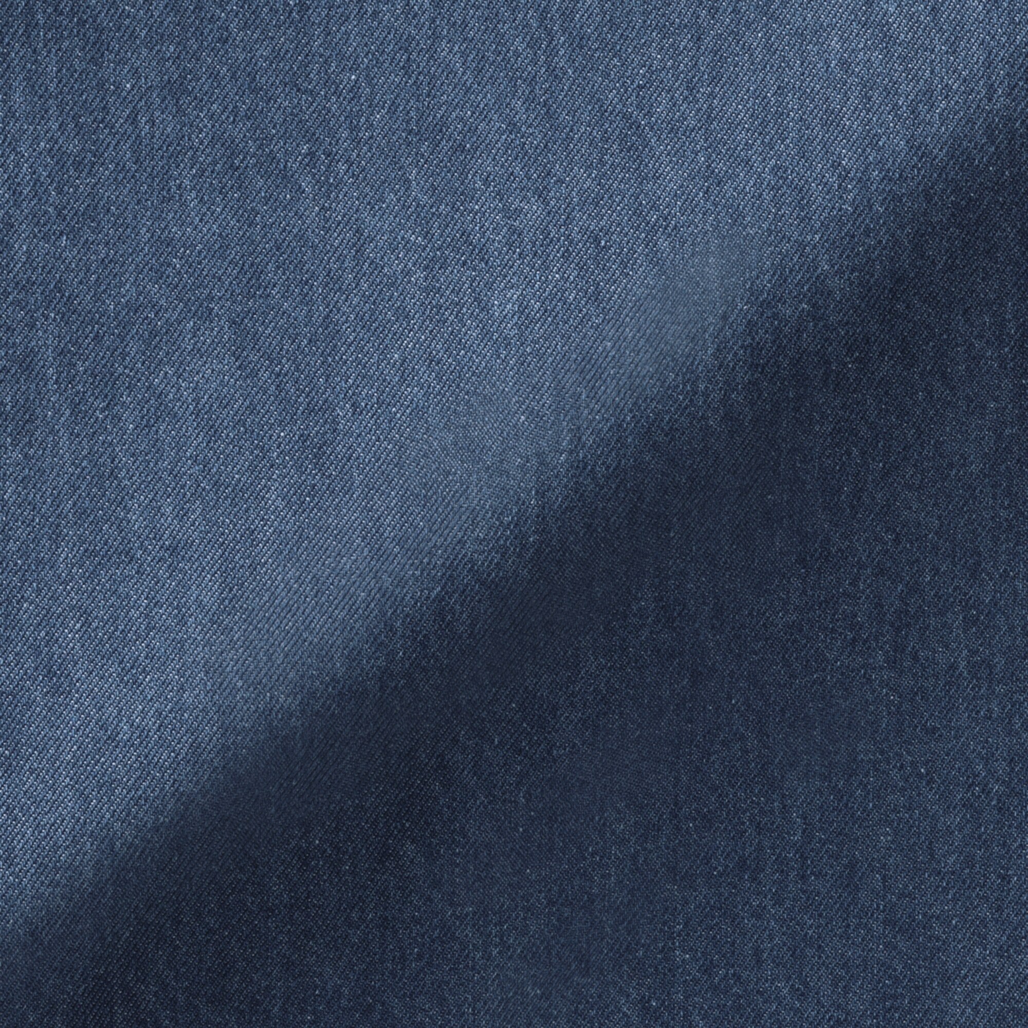 Washed Denim Easy Tapered Pants