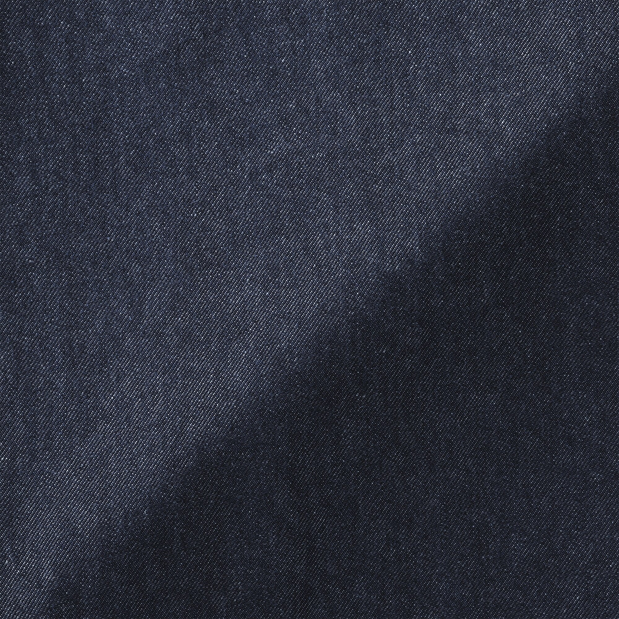 Washed Denim Easy Tapered Pants