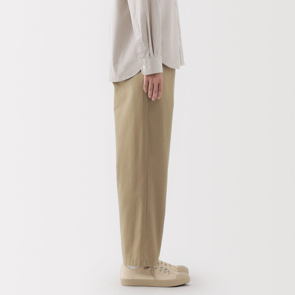 Women's Washed Cotton Easy Tapered Pants