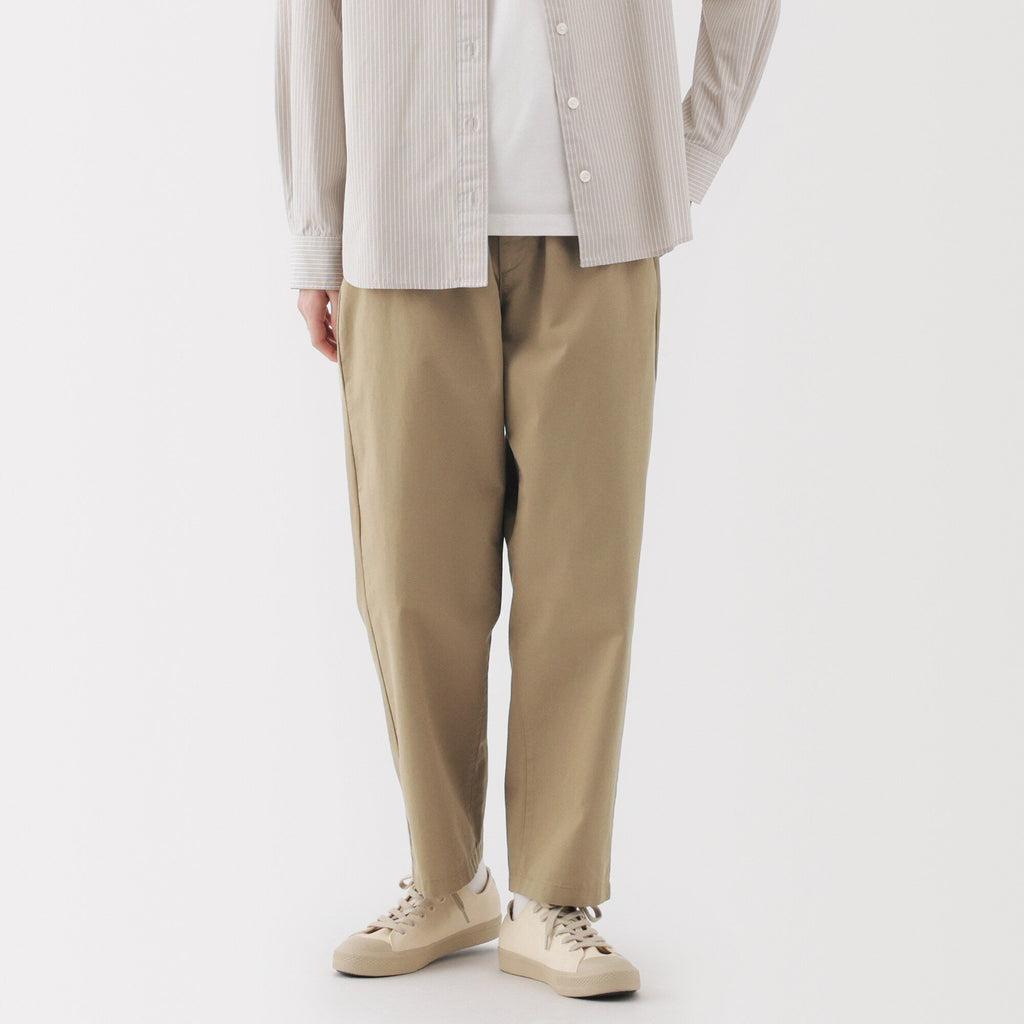 Women's Washed Cotton Easy Tapered Pants