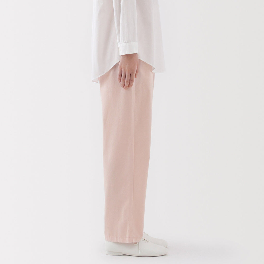 Women's Washed Cotton Easy Tapered Pants