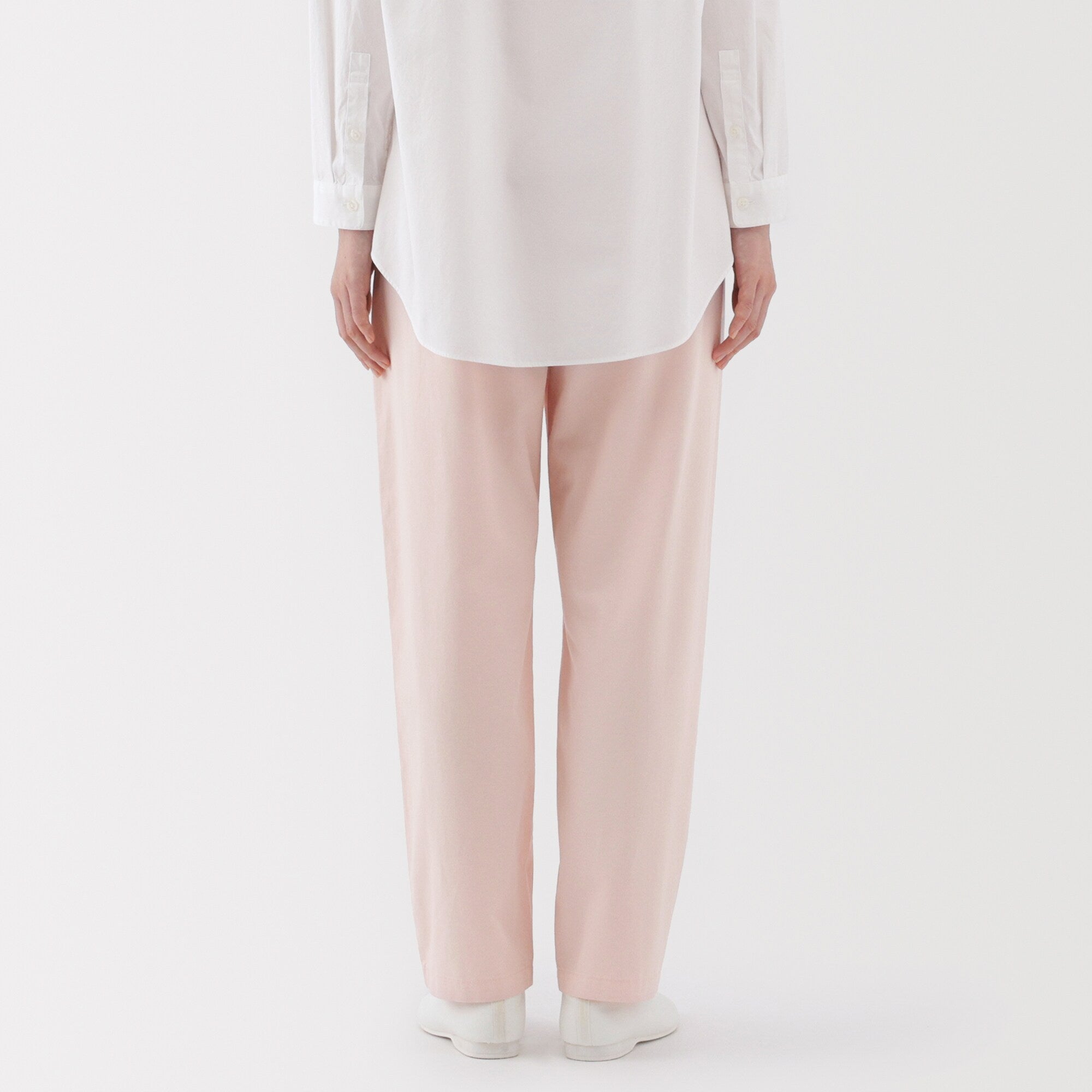 Women's Washed Cotton Easy Tapered Pants