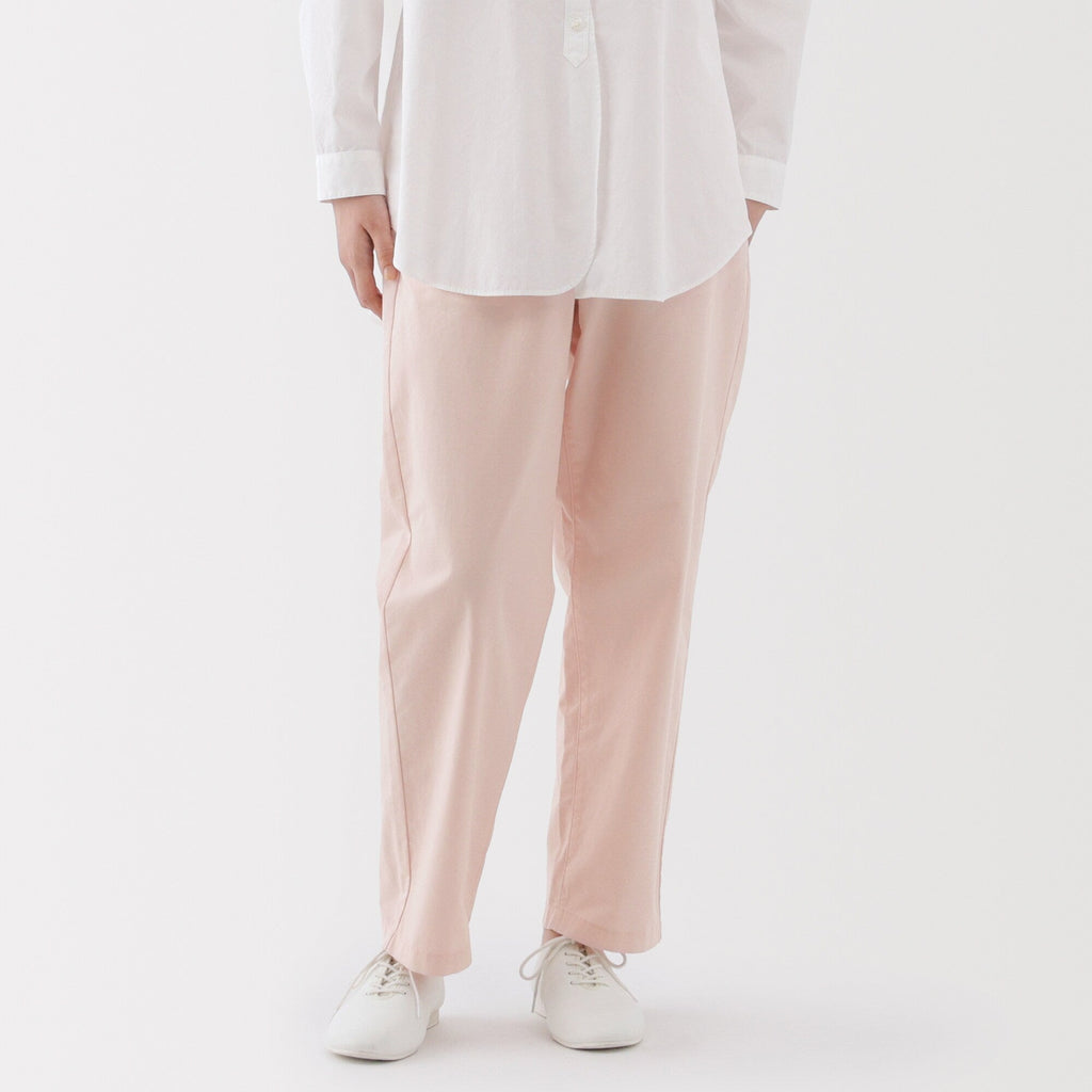 Women's Washed Cotton Easy Tapered Pants