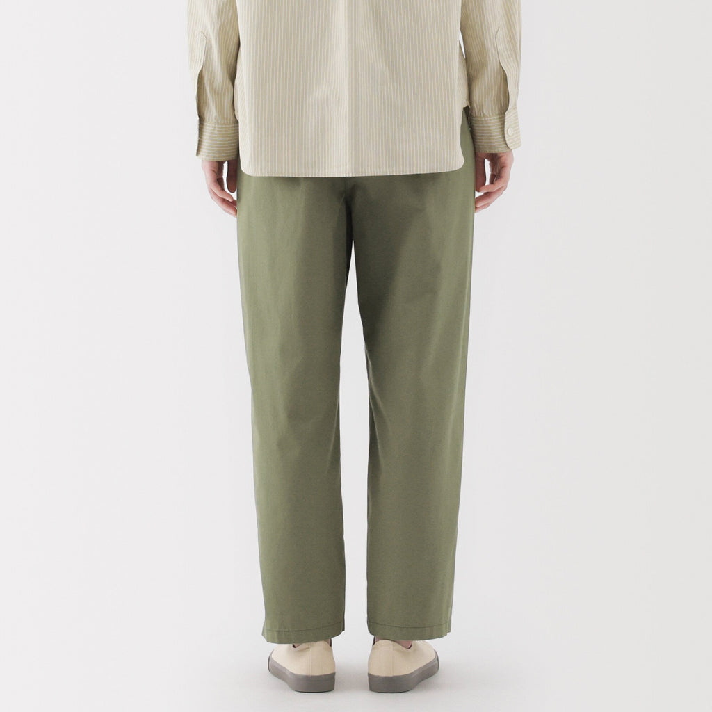 Women's Washed Cotton Easy Tapered Pants