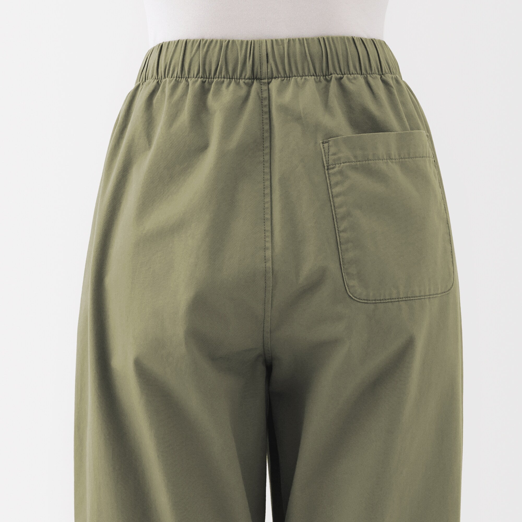 Women's Washed Cotton Easy Tapered Pants
