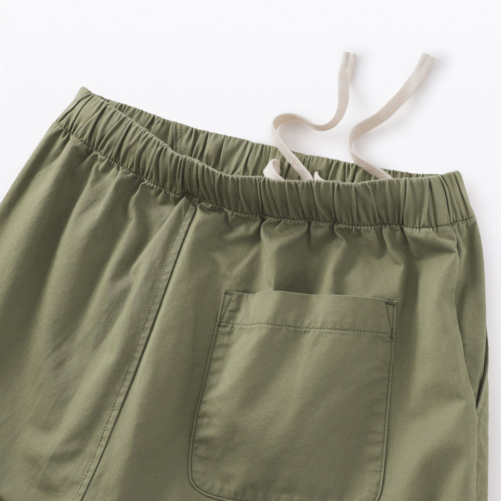 Women's Washed Cotton Easy Tapered Pants