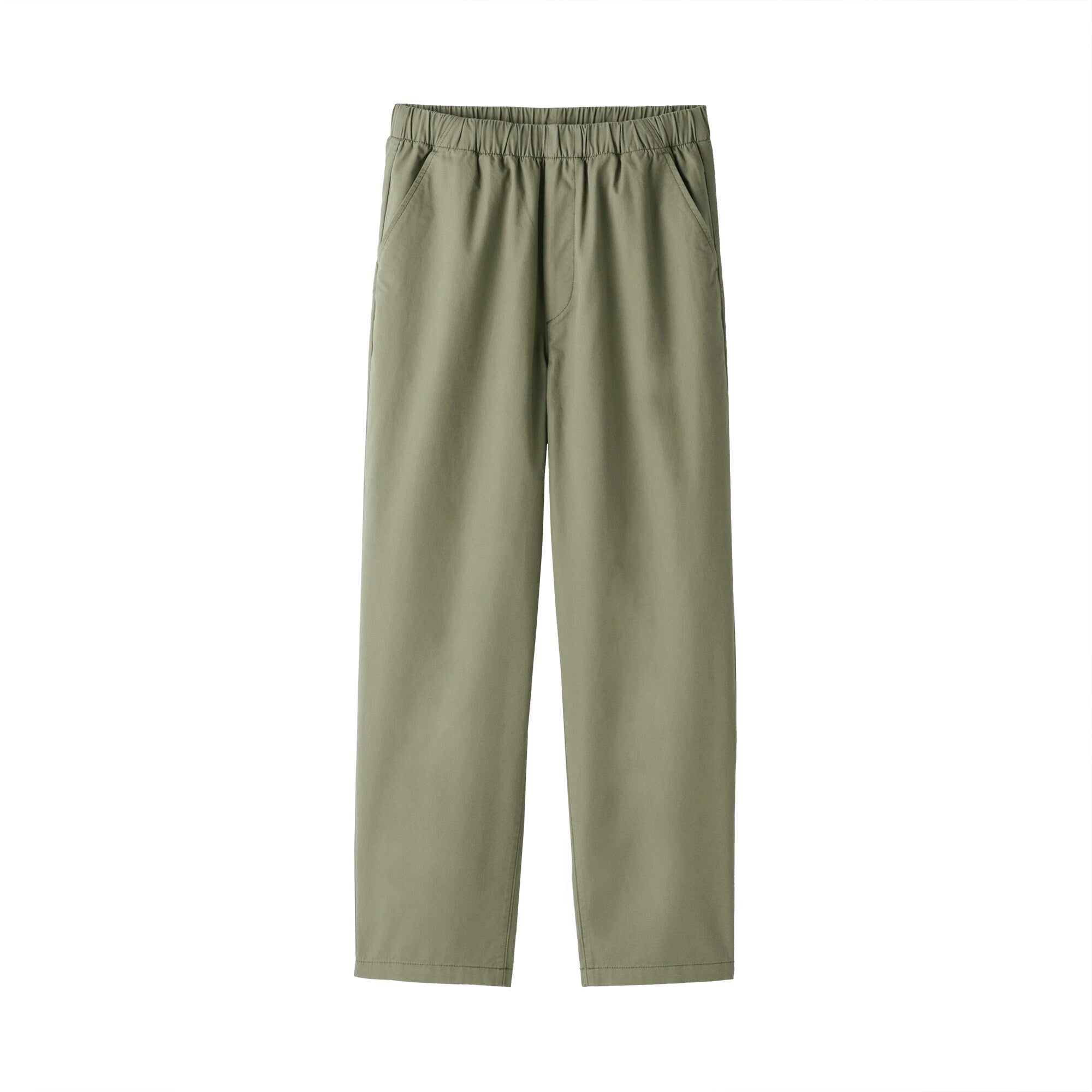 Women's Washed Cotton Easy Tapered Pants