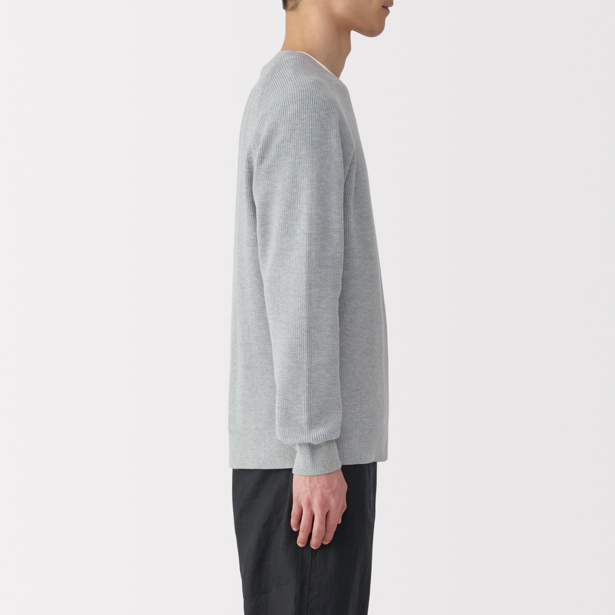 Men's Ribbed Crewneck Sweater