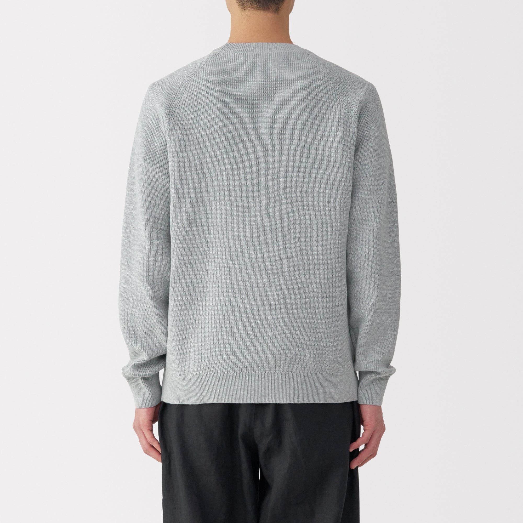 Men's Ribbed Crewneck Sweater