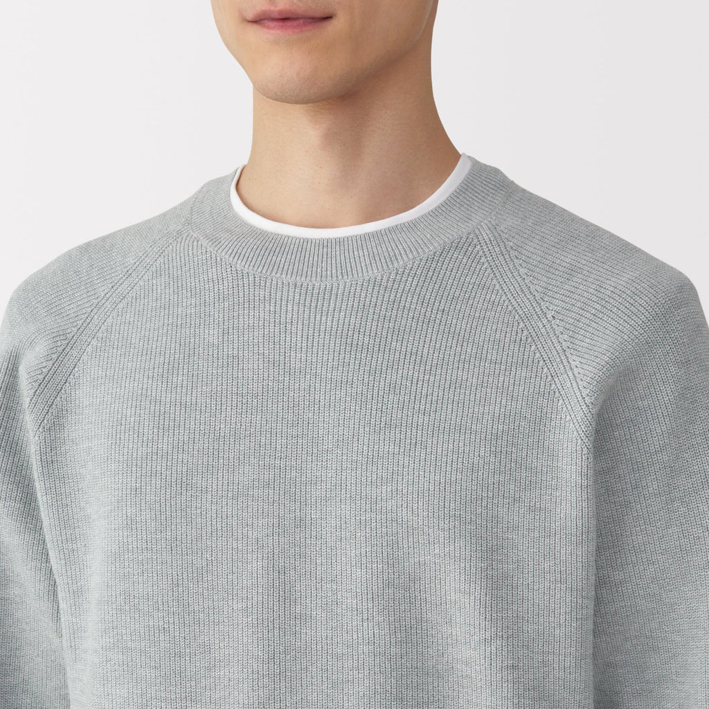 Men's Ribbed Crewneck Sweater