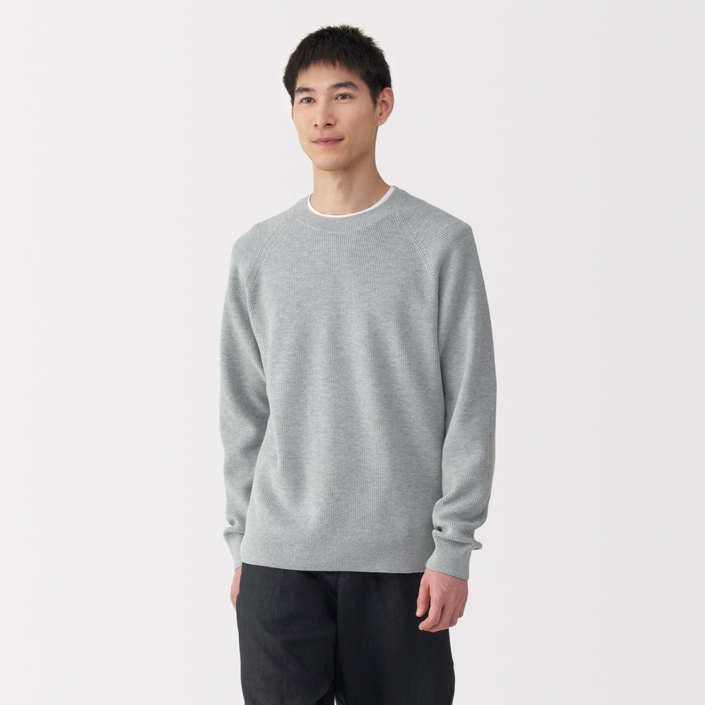 Men's Ribbed Crewneck Sweater