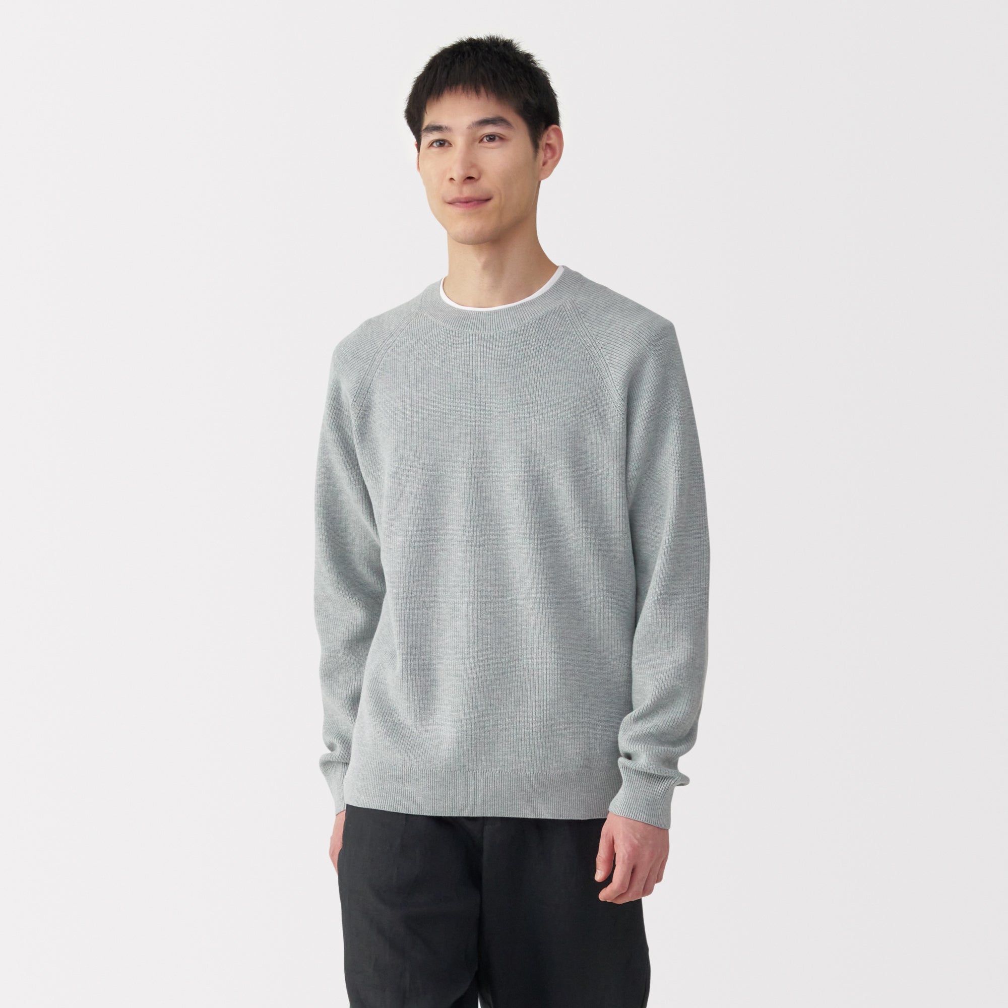 Men's Ribbed Crewneck Sweater