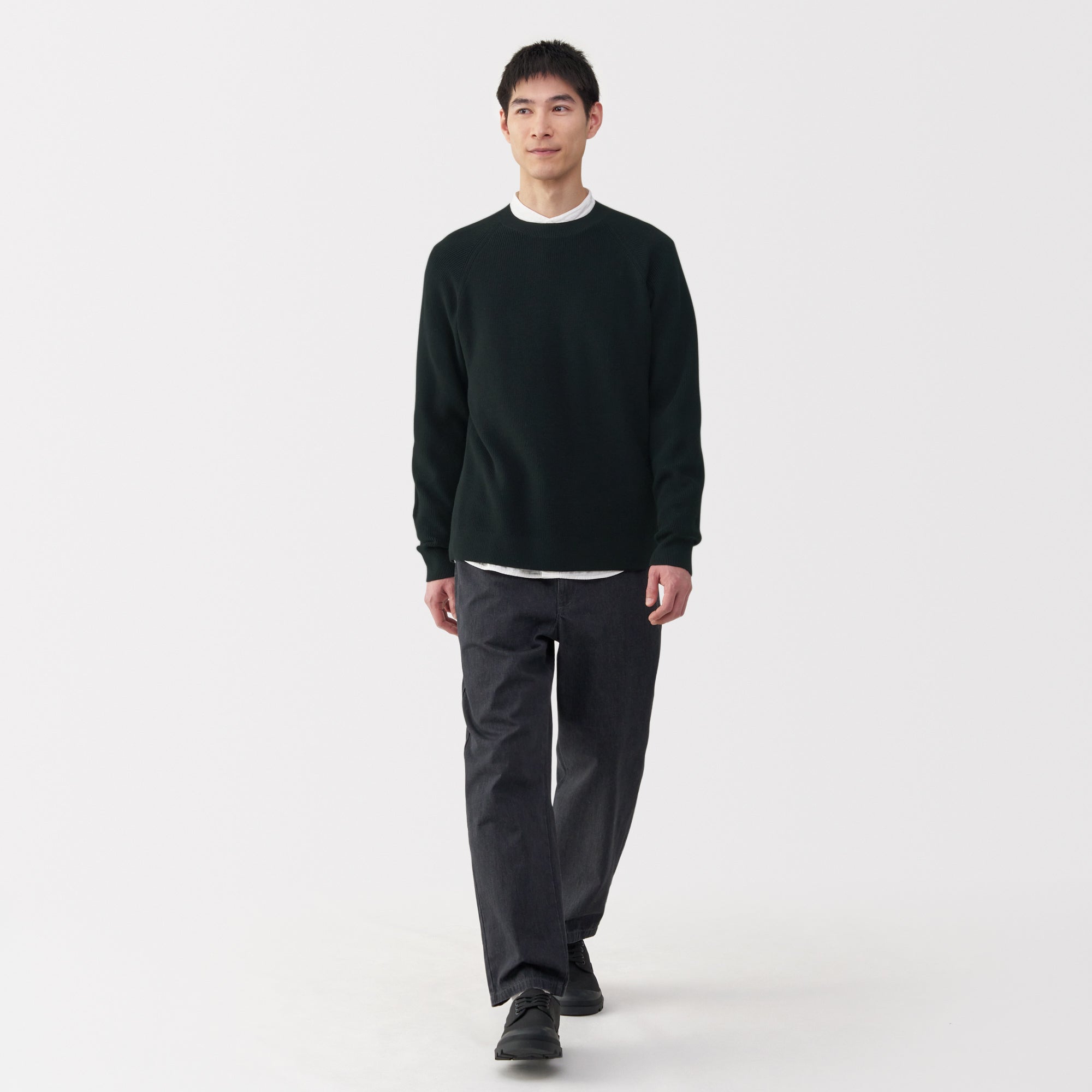 Men's Ribbed Crewneck Sweater