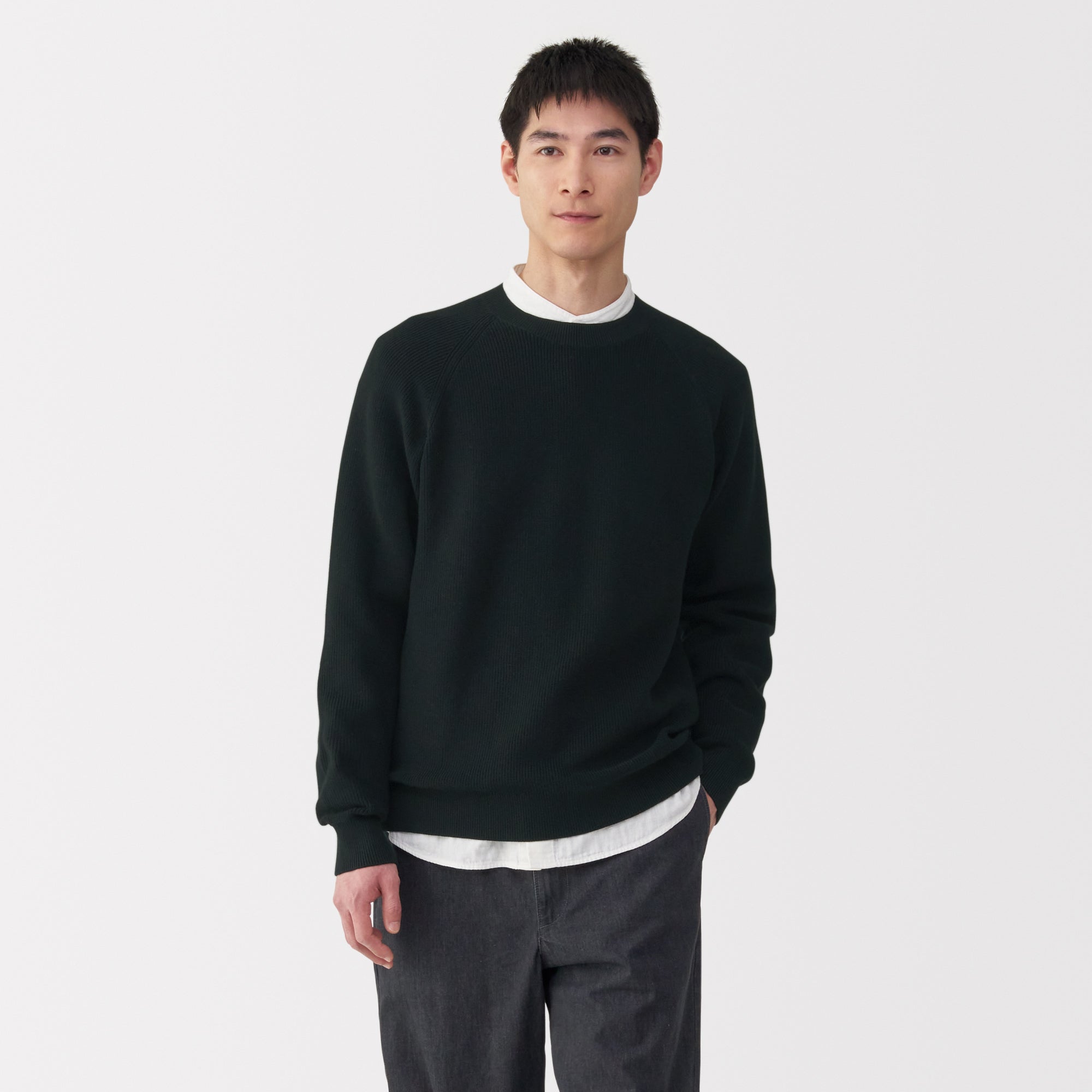 Men's Ribbed Crewneck Sweater