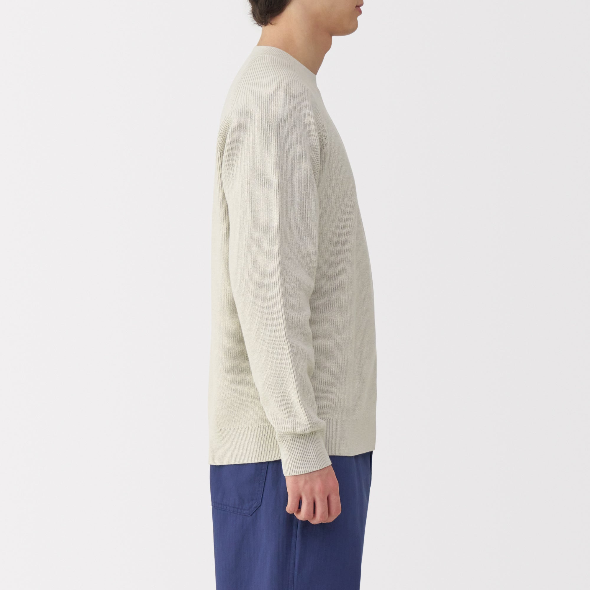 Men's Ribbed Crewneck Sweater
