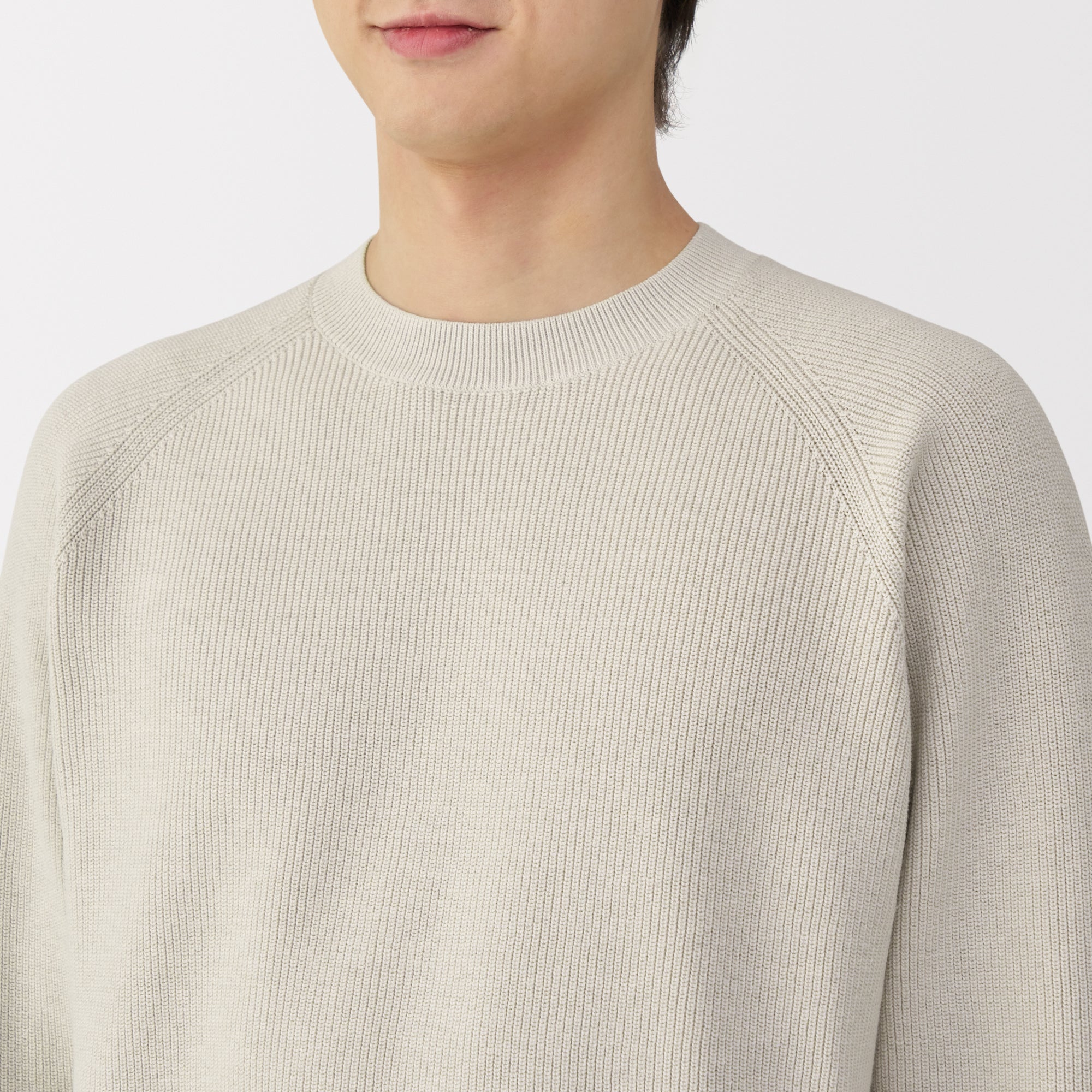 Men's Ribbed Crewneck Sweater