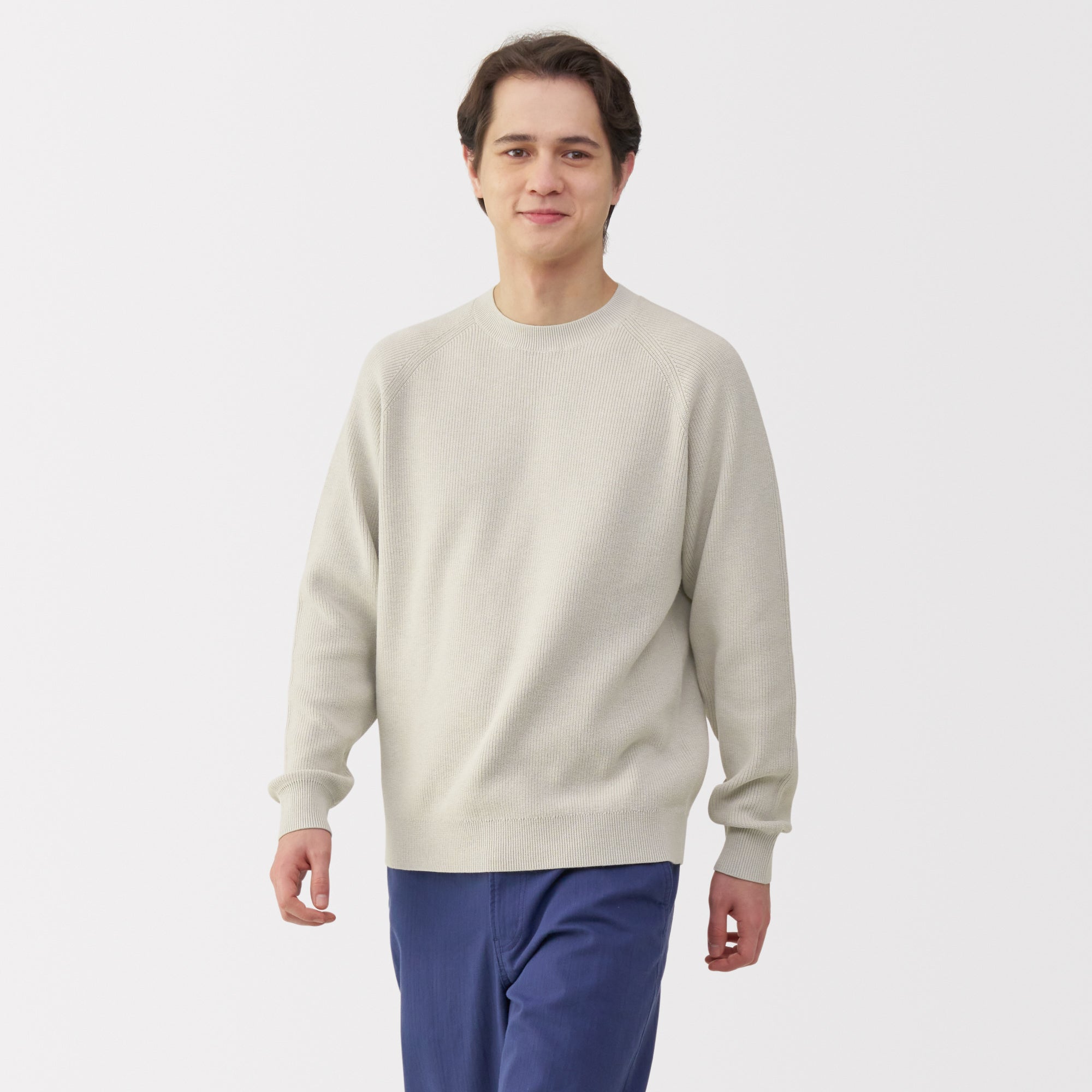 Men's Ribbed Crewneck Sweater
