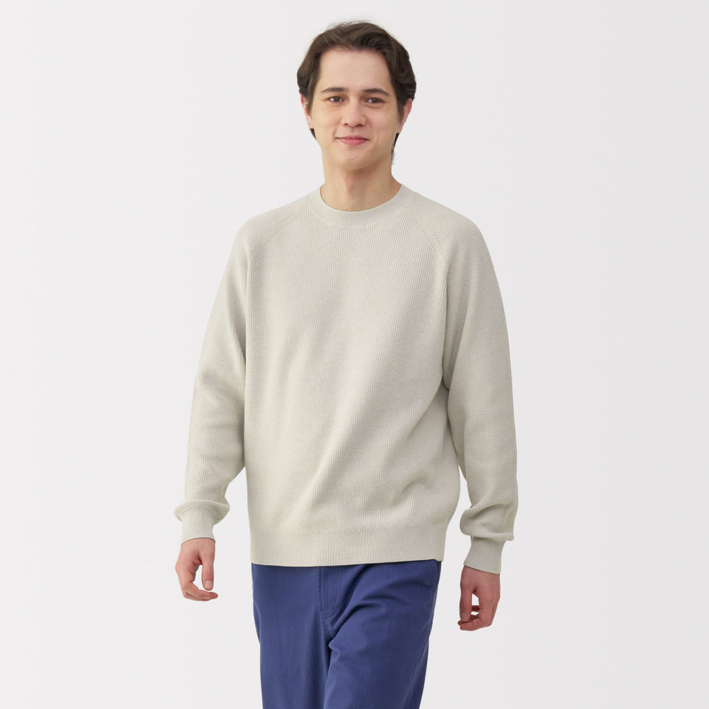 Men's Ribbed Crewneck Sweater