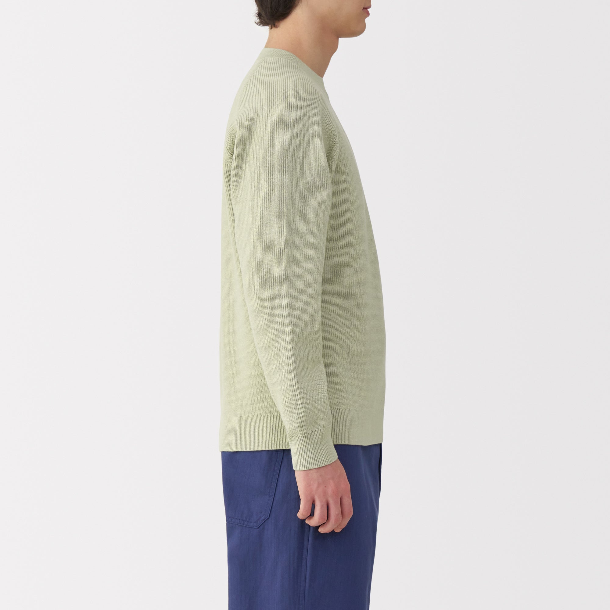 Men's Ribbed Crewneck Sweater