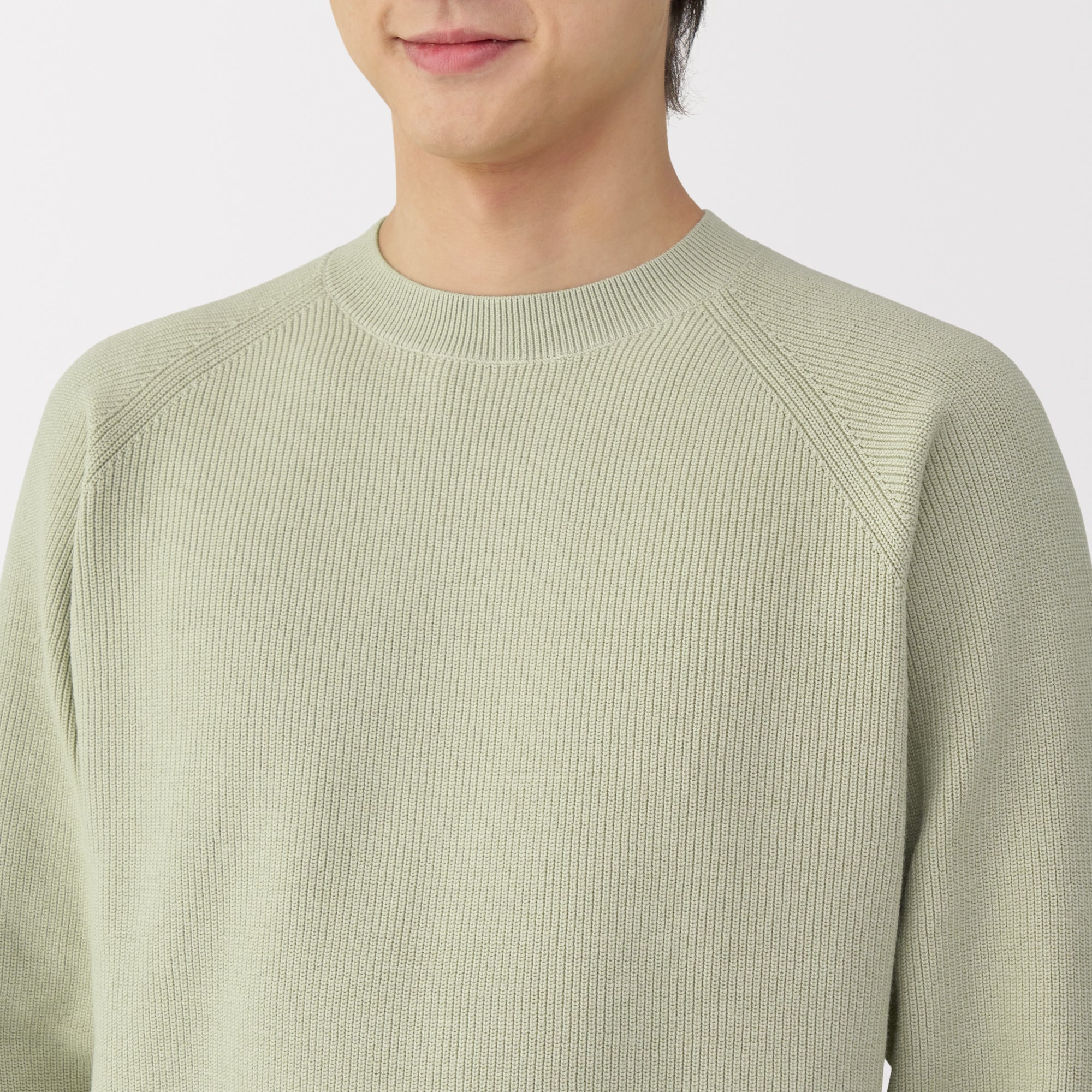 Men's Ribbed Crewneck Sweater