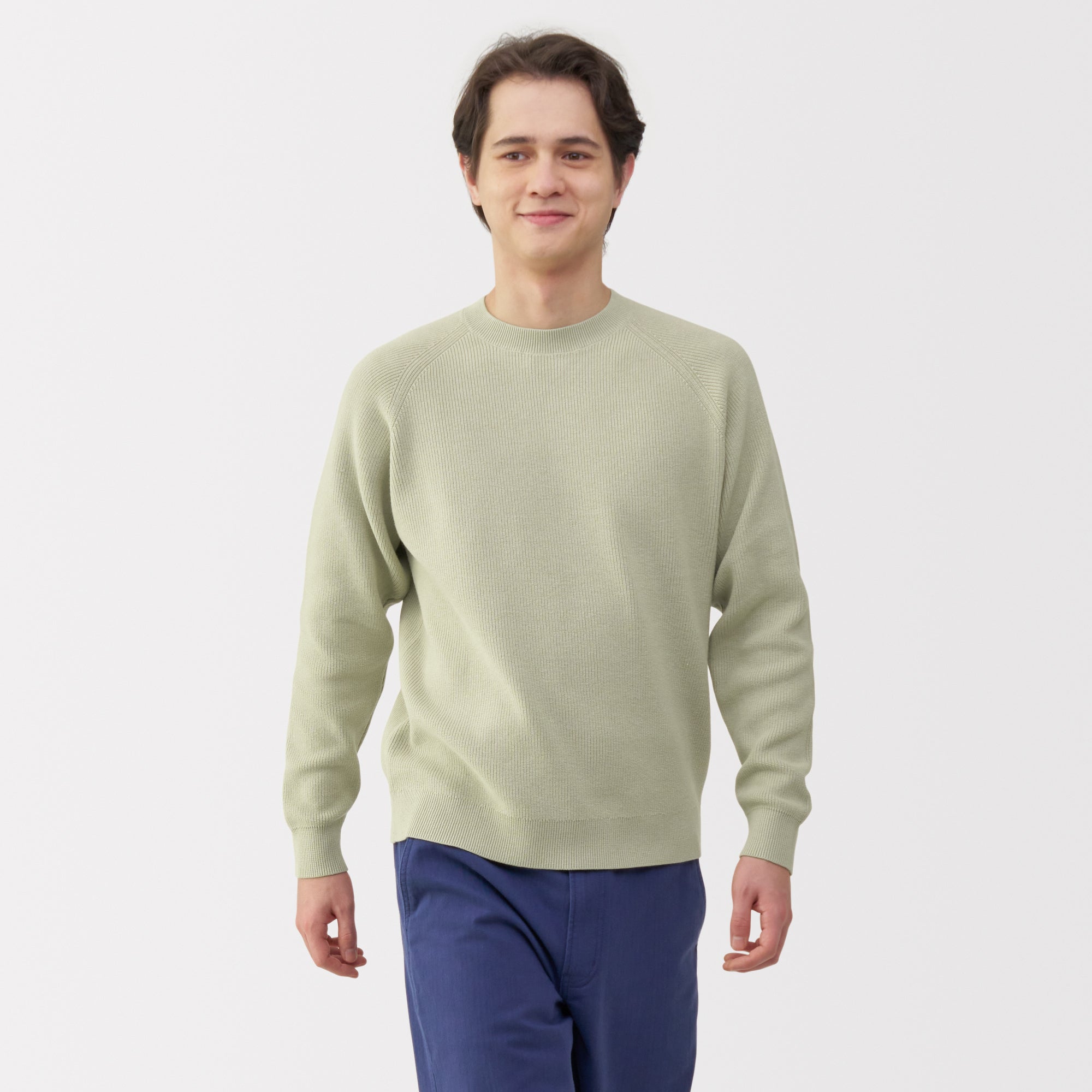 Men's Ribbed Crewneck Sweater